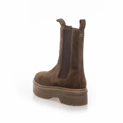 Copenhagen Shoes Damen Wildleder Gehen 22 Stiefel 099 Army W/Brown Sole