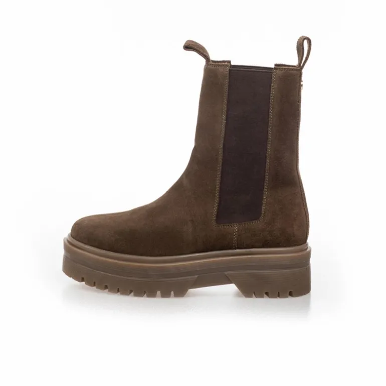 Copenhagen Shoes Damen Wildleder Gehen 22 Stiefel 099 Army W/Brown Sole