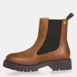 Copenhagen Shoes Mädchen Herbst Stiefel 0241 Cognac