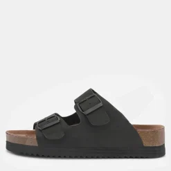 CPH Comfort Damen Bio Chunk Zwei Riemen Sandalen Schwarz