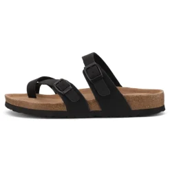 CPH Comfort Damen Bio Cross Over Sandalen Schwarz