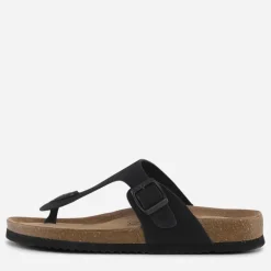 CPH Comfort Damen Bio String Sandalen Schwarz