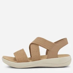 CPH Comfort Damenschuhe Chunk Elastische Sandalen Tan
