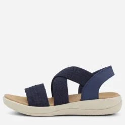 CPH Comfort Damenschuhe Chunk Elastische Sandalen Navy