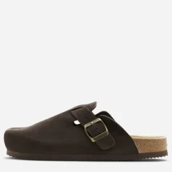 CPH Comfort Kinder Bio Clogs Wildleder Sandalen Dark Brown