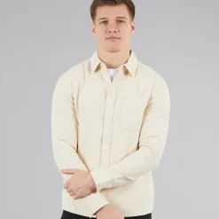 C.R.C. Herren Mosh Hemd mit Struktur Off White Offwhite