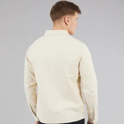 C.R.C. Herren Mosh Hemd mit Struktur Off White Offwhite