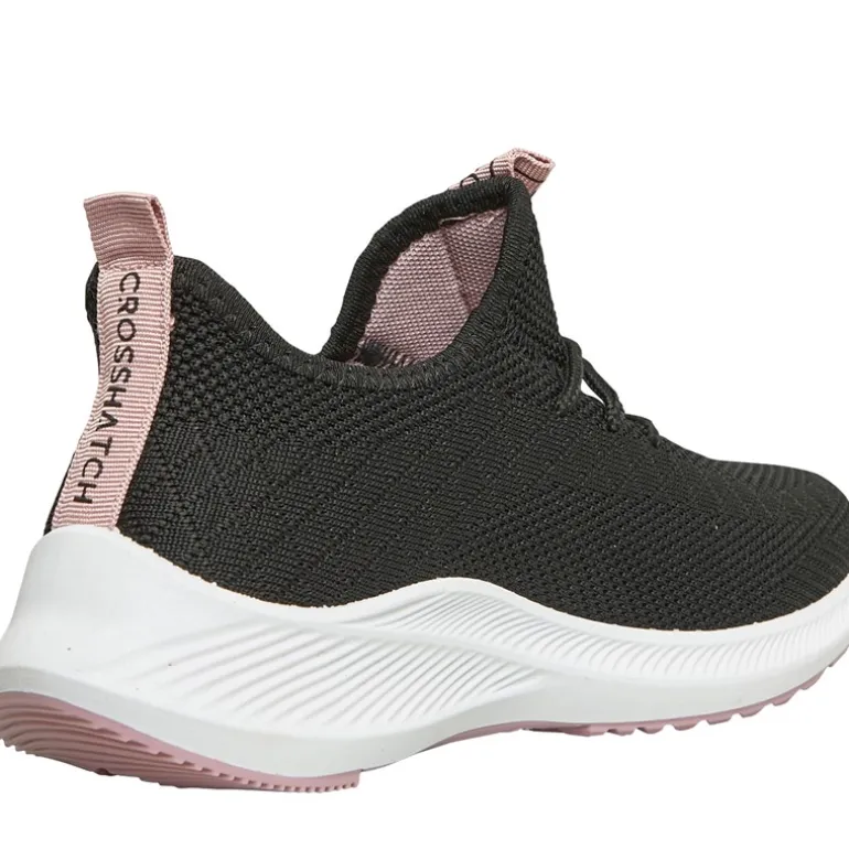 Crosshatch Damen Ridgeway Sneaker Schwarz