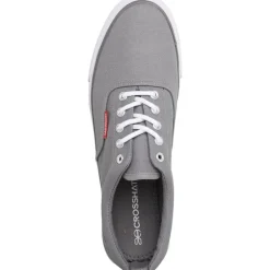 Crosshatch Herren Airwalk Canvas Pumps Grau
