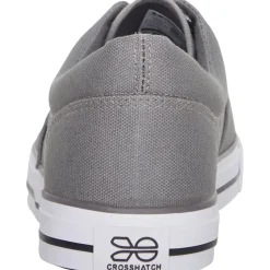 Crosshatch Herren Airwalk Canvas Pumps Grau