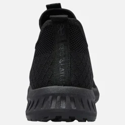 Crosshatch Herren Antioch Turnschuhe Black Mono