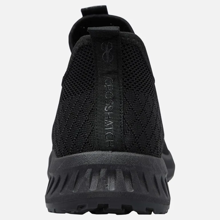 Crosshatch Herren Antioch Turnschuhe Black Mono