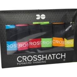 Crosshatch Herren Astral Zwölf Pack Boxers Schwarz