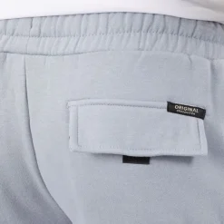 Crosshatch Herren Bardon Cargoshorts Steel Blue