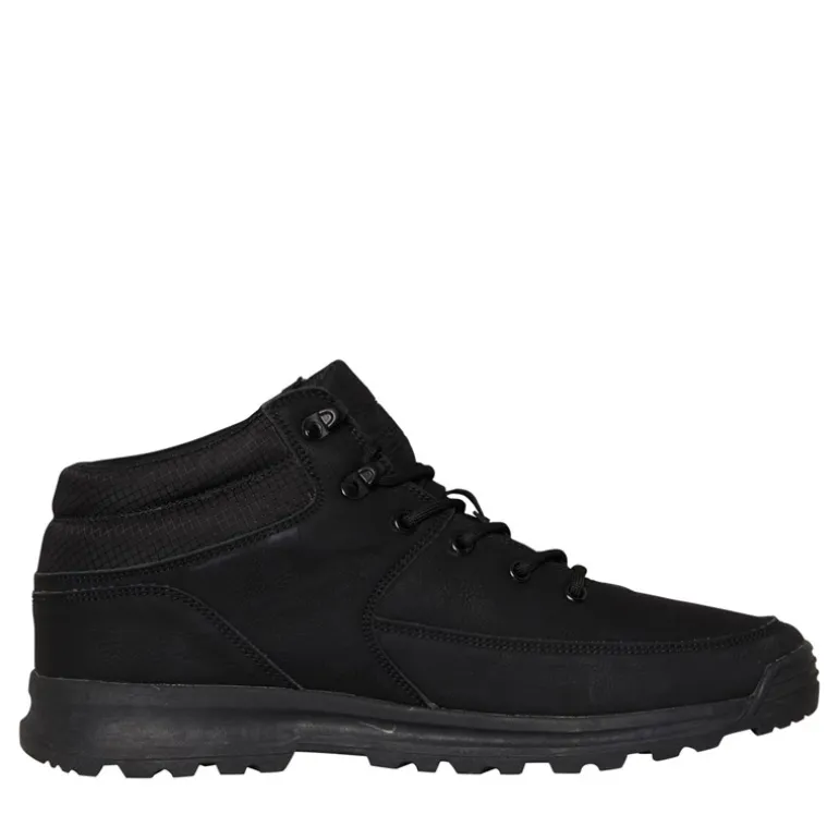 Crosshatch Herren Blissford Stiefel Schwarz Mono