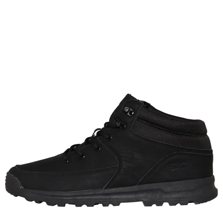 Crosshatch Herren Blissford Stiefel Schwarz Mono