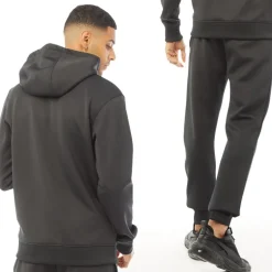 Crosshatch Herren Bradleys Jogginganzug Schwarz