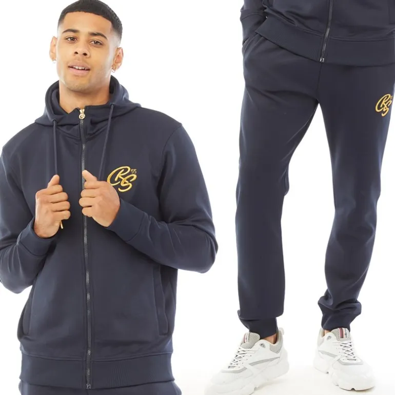 Crosshatch Herren Bradleys Jogginganzug Navy