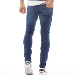 Crosshatch Herren Buraca Jeans Slim Fit Stonewash