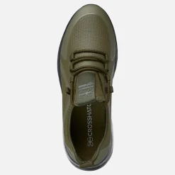 Crosshatch Herren Clarington Sneaker Khaki/Schwarz