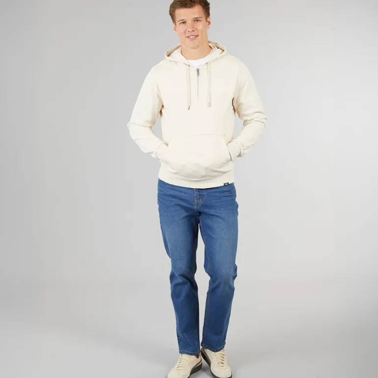 Crosshatch Herren Dalesman Relaxed Fit Jeans Mittelblau