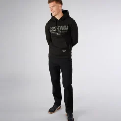 Crosshatch Herren Dalesman Relaxed Fit Jeans Black Wash