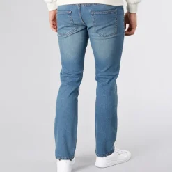 Crosshatch Herren Draker Gerade Jeans Hellblau