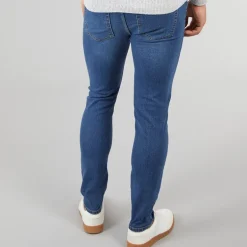 Crosshatch Herren Durtan Slim Fit Jeans Mittlere Waschung