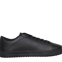 Crosshatch Herren Gleaton Sneaker Schwarz Mono