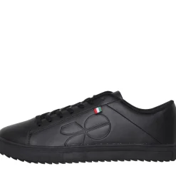 Crosshatch Herren Gleaton Sneaker Schwarz Mono