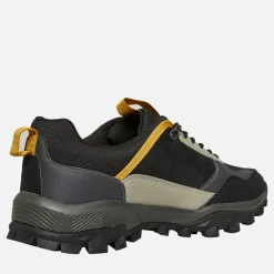 Crosshatch Herren Heymare Turnschuhe Schwarz / Anthrazit / Taupe