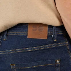 Crosshatch Herren Jeans Relaxed Fit Raw