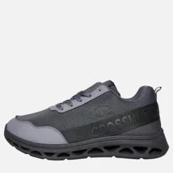 Crosshatch Herren Jesmond Sneaker Grau/Schwarz