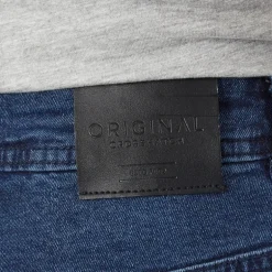 Crosshatch Herren Kamaline Denim Shorts Dark Wash