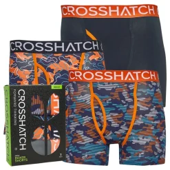 Crosshatch Herren Linamo Boxershorts Mehrfarbig