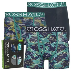 Crosshatch Herren Linamo Boxershorts Mehrfarbig