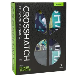 Crosshatch Herren Linamo Boxershorts Mehrfarbig