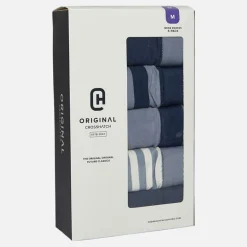 Crosshatch Herren Linatrix Fünfer Pack Boxershorts Blau
