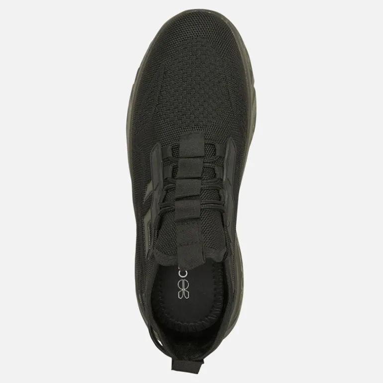 Crosshatch Herren Nantycaws Sneaker Schwarz