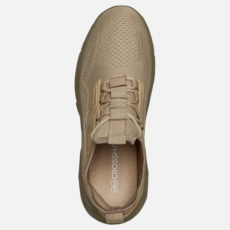Crosshatch Herren Nantycaws Sneaker Stone
