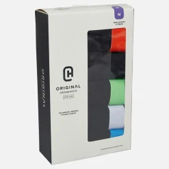 Crosshatch Herren Prismara Fünfer Pack Boxershorts Schwarz