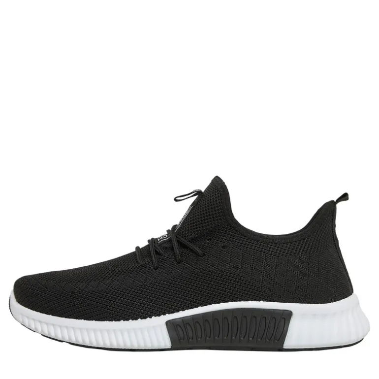 Crosshatch Herren Rideout CH Sneakers Schwarz