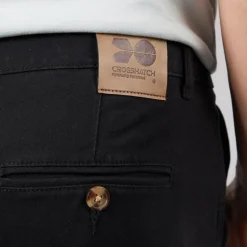 Crosshatch Herren Sinwood Zweier Pack Chino Shorts Khaki/Schwarz