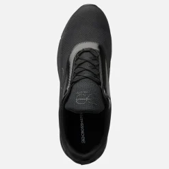 Crosshatch Herren Smitlay II Turnschuhe Black Mono