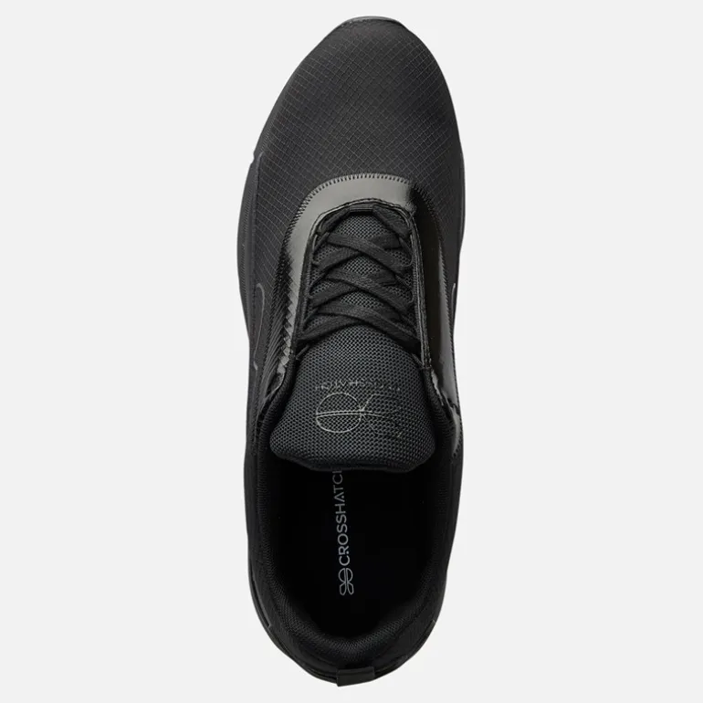 Crosshatch Herren Smitlay II Turnschuhe Black Mono