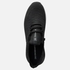Crosshatch Herren Smitlay Sneaker Schwarz