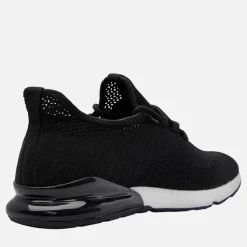 Crosshatch Herren Smitlay Sneaker Schwarz