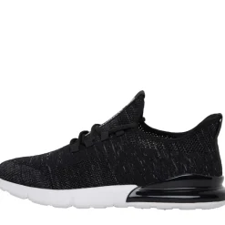 Crosshatch Herren Smitlay Sneaker Schwarz