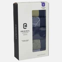 Crosshatch Herren Spherigon Fünferpack Boxer Grün/Blau