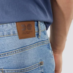 Crosshatch Jeans Herren Bandol gerade geschnitten hell gewaschen